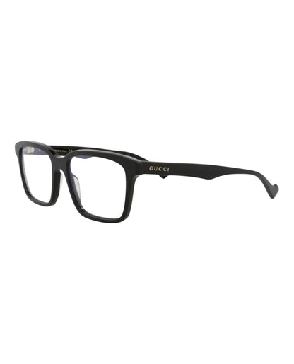 Gucci Square Rectangle Sunglasses Black/Black/Transparent (GG0964S-30013099-001)