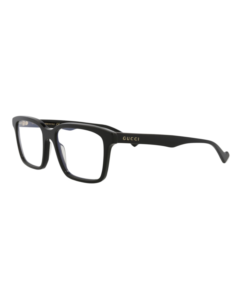 Gucci Square Rectangle Sunglasses Black/Black/Transparent (GG0964S-30013099-001)