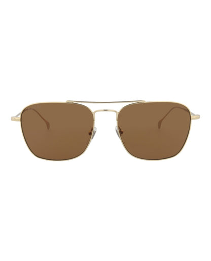 Gucci Square Rectangle Sunglasses Gold/Gold/Brown (GG1183S-30013463-006)