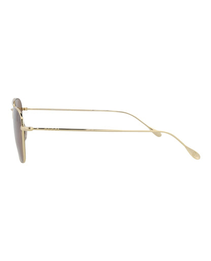Gucci Square Rectangle Sunglasses Gold/Gold/Brown (GG1183S-30013463-006)
