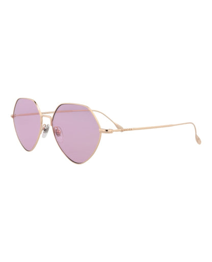 Gucci Square Rectangle Sunglasses Gold/Gold/Pink (GG1182S-30013461-004)
