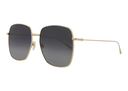 Gucci Square Rectangle Sunglasses Gold/Grey (GG1031S-30011783-001)