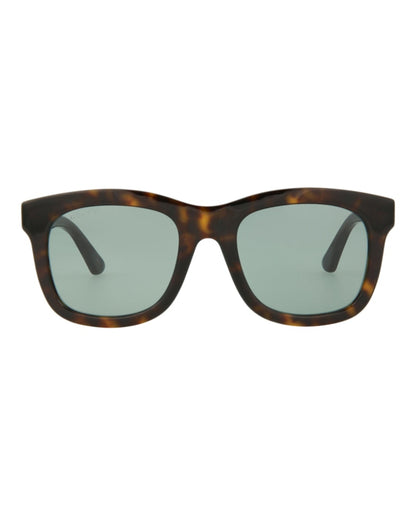 Gucci Square Rectangle Sunglasses Havana/Havana/Green (GG0326S-30002857-002)