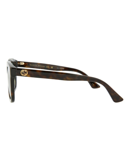 Gucci Square Rectangle Sunglasses Havana/Havana/Green (GG0326S-30002857-002)