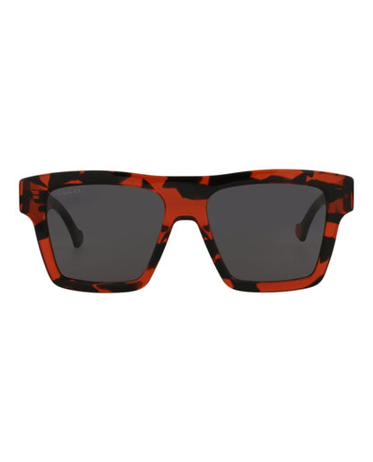 Gucci Square Rectangle Sunglasses Havana/Havana/Grey (GG0962S-30011191-012)
