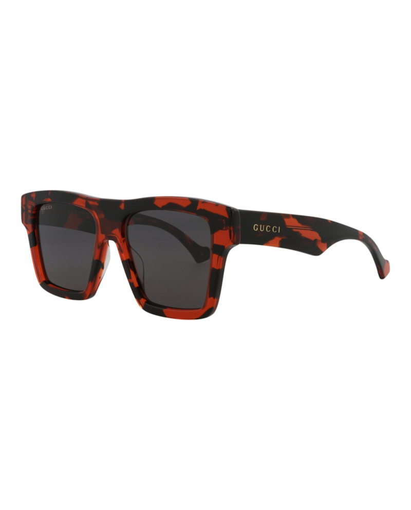 Gucci Square Rectangle Sunglasses Havana/Havana/Grey (GG0962S-30011191-012)
