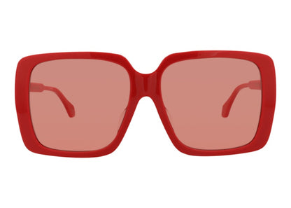 Gucci Square Rectangle Sunglasses Red (GG0567SAN-30013230-005)