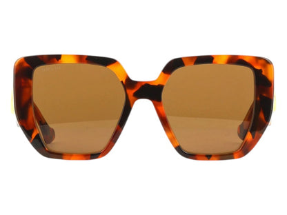 Gucci Square Sunglasses Amber/Havana (GG0956S 007)