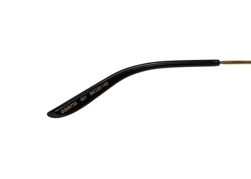 Gucci Square Sunglasses Black (GCC-SUNG-0673S-001-56)