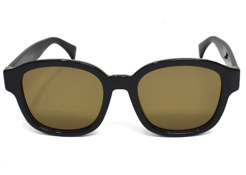 Gucci Square Sunglasses Black/Brown (GG1140SK-003)