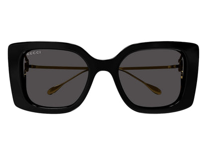 Gucci Square Sunglasses Black Gold (GG1567SA-001-54)