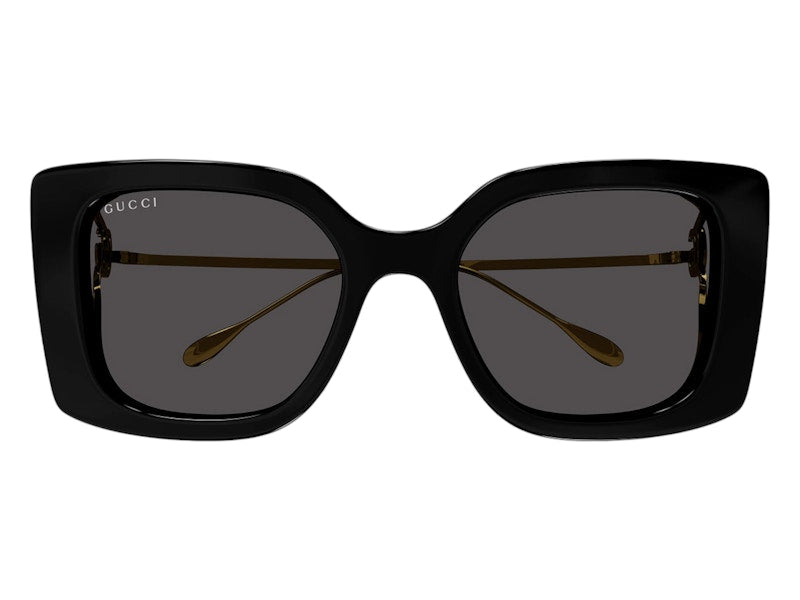 Gucci Square Sunglasses Black Gold (GG1567SA-001-54)