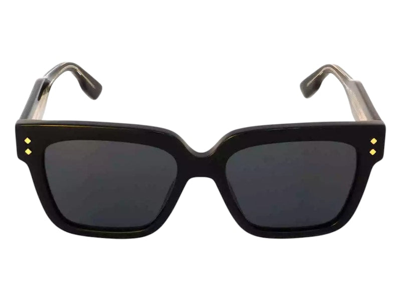 Gucci Square Sunglasses Black Gray (GG1084S-001-54)