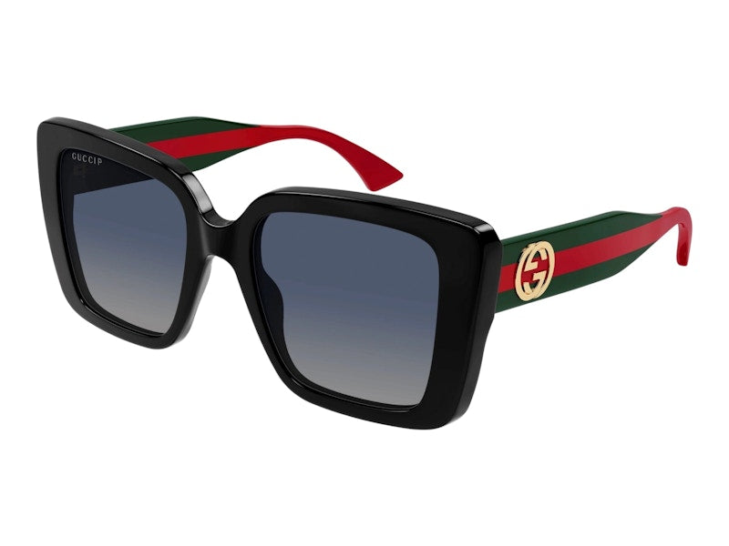 Gucci Square Sunglasses Black Green Grey (GG1861S-005)