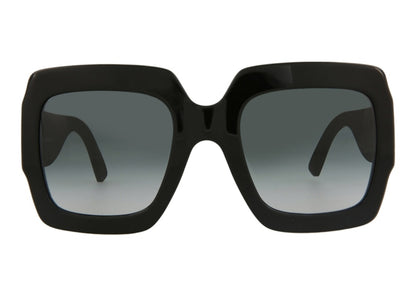 Gucci Square Sunglasses Black/Grey (GG0102S-30001538-001)