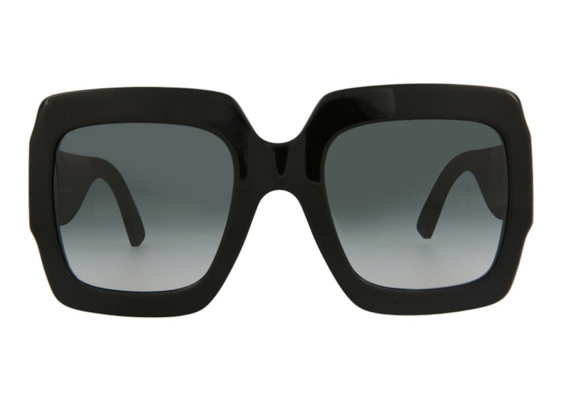 Gucci Square Sunglasses Black/Grey (GG0102S-30001538-001)