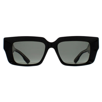 Gucci Square Sunglasses Black/Grey (GG1528S-005)