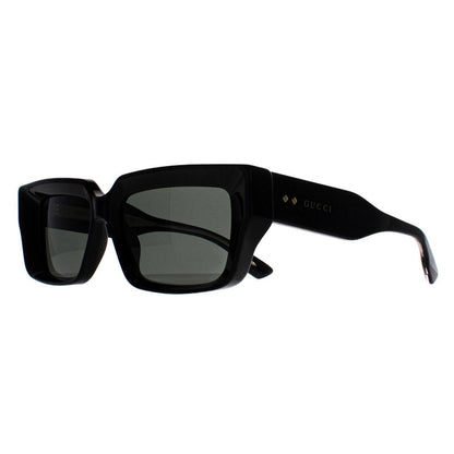 Gucci Square Sunglasses Black/Grey (GG1528S-005)