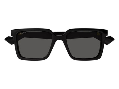 Gucci Square Sunglasses Black Grey (GG1540S-001-55)