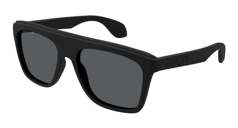 Gucci Square Sunglasses Black/Grey (GG1570S-006)