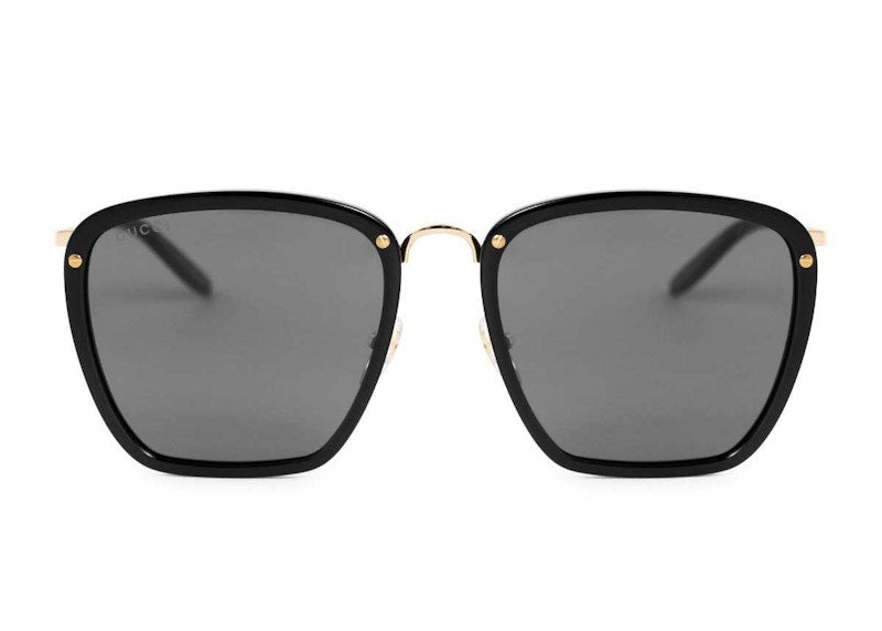 Gucci Square Sunglasses Black (GCC-SUNG-0673S-001-56)