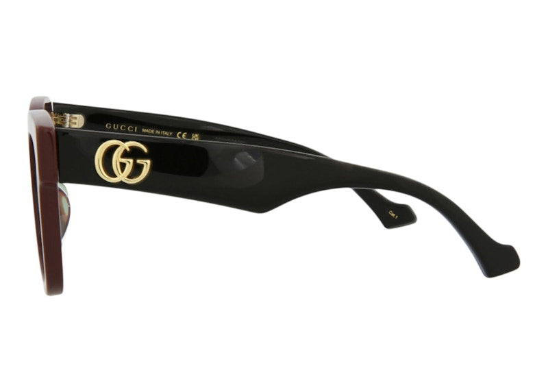 Gucci Square Sunglasses Brown/Black/Green (GG0998S-30011733-004)