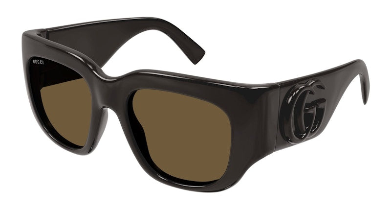 Gucci Square Sunglasses Brown/Brown (GG1545S-002)