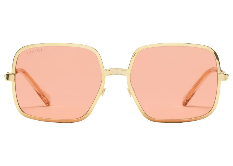 Gucci Square Sunglasses Gold (681903 I3330 8066)