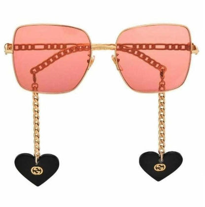 Gucci Square Sunglasses Gold (GG0724S-005-61)