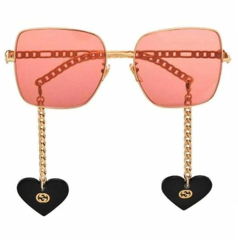 Gucci Square Sunglasses Gold (GG0724S-005-61)