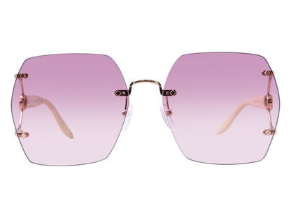Gucci Square Sunglasses Gold Ivory Violet (GG1562S-004-FR)