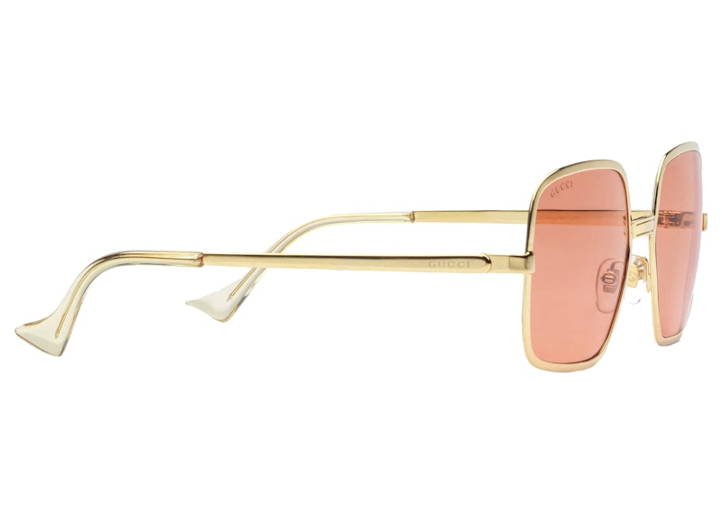 Gucci Square Sunglasses Gold (681903 I3330 8066)