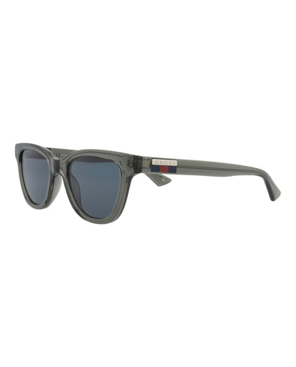 Gucci Square Sunglasses Grey/Grey/Blue (GG1116S-30012925-003)