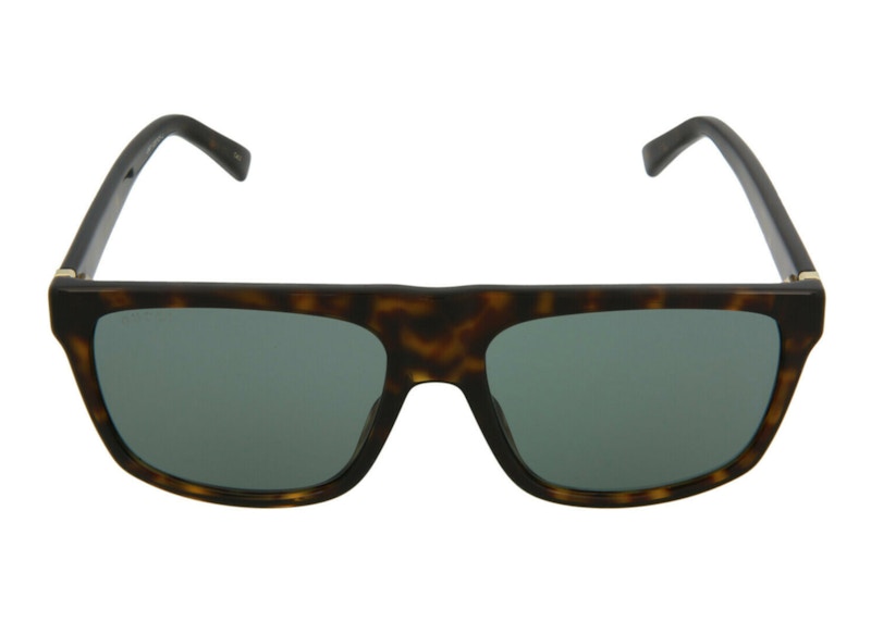 Gucci Square Sunglasses Havana Gold/Green (GG0450S-30006475-002)