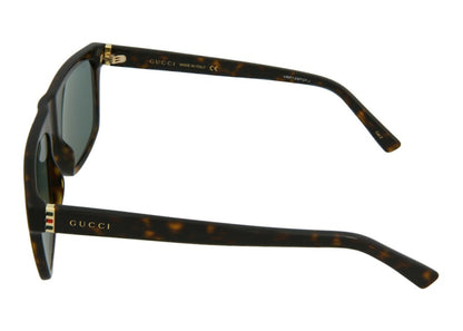 Gucci Square Sunglasses Havana Gold/Green (GG0450S-30006475-002)