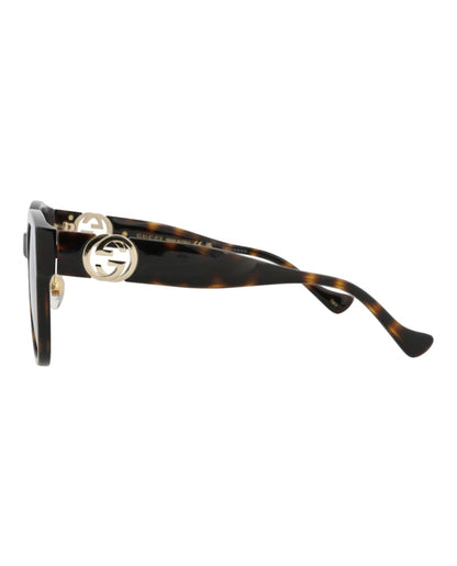 Gucci Square Sunglasses Havana/Havana/Grey (GG1028SK-30011824-002)