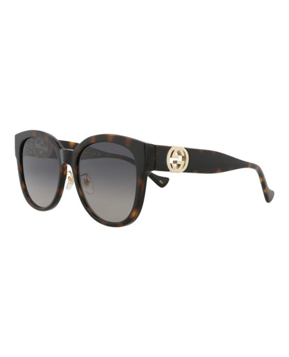 Gucci Square Sunglasses Havana/Havana/Grey (GG1028SK-30011824-002)