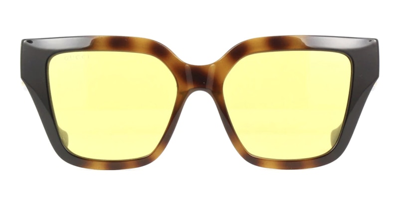 Gucci Square Sunglasses Havana/Yellow (GG1023S-004-54)