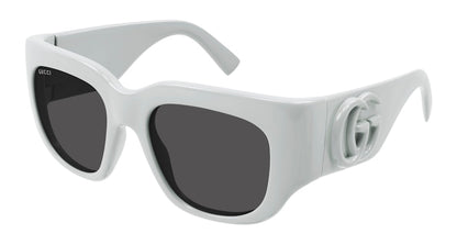 Gucci Square Sunglasses Light Grey/Grey (GG1545S-003)