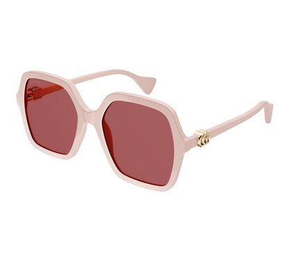 Gucci Square Sunglasses Pink (GG1072SA-004-56)