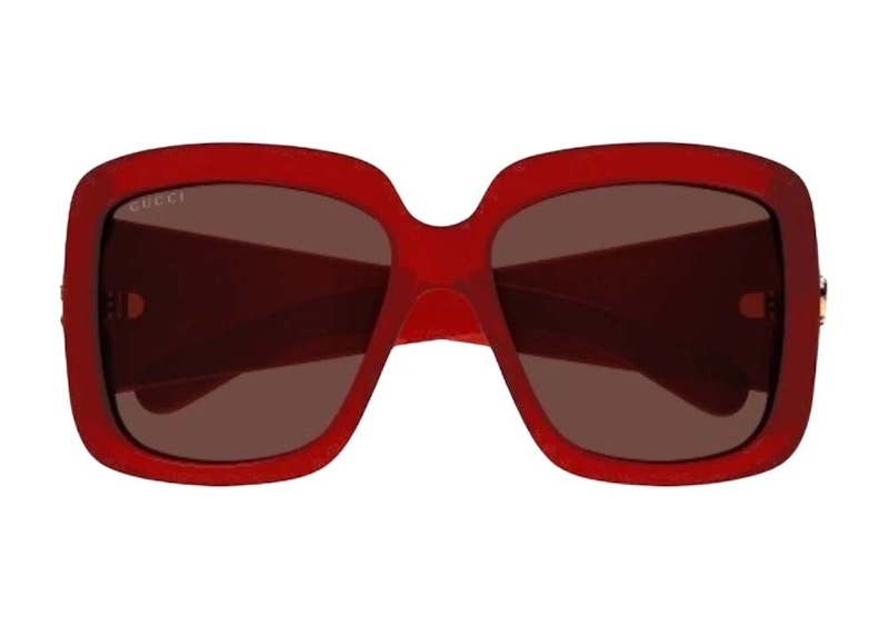 Gucci Square Sunglasses Red (GG1402S-003-FR)