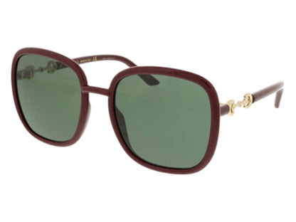 Gucci Square Sunglasses Red Green (GG0893S-003-57)