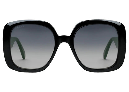 Gucci Square Sunglasses With Web Black (623884 J1691 1013)