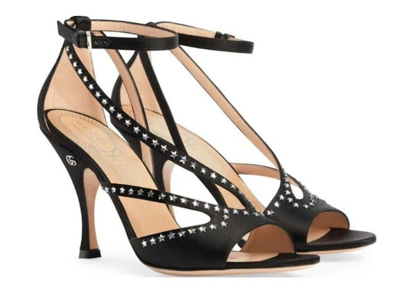 Gucci Star-embellished GG (95mm) Sandals Black (Women's)