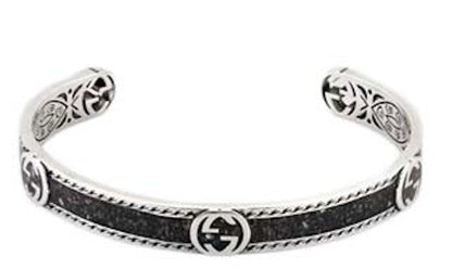 Gucci Sterling Silver Interlocking G Bracelet Silver