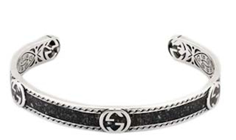 Gucci Sterling Silver Interlocking G Bracelet Silver