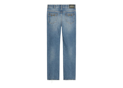 Gucci Straight Leg Denim Pant Blue