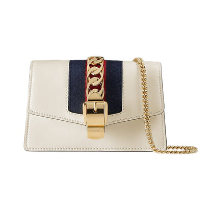 Gucci Sylvie Chain Mini White