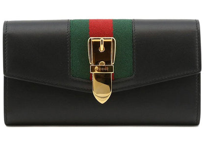 Gucci Sylvie Continental Wallet Black