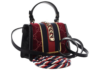 Gucci Sylvie Crossbody Small Leather Red Cipria